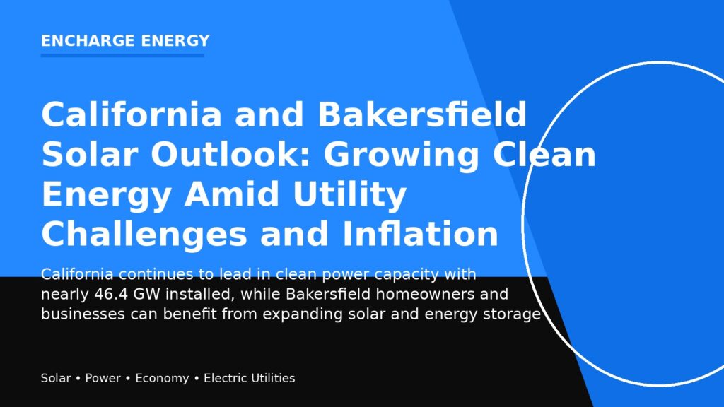 California and Bakersfield Solar Outlook: Growing Clean Energy Amid Utility Challenges and Inflation